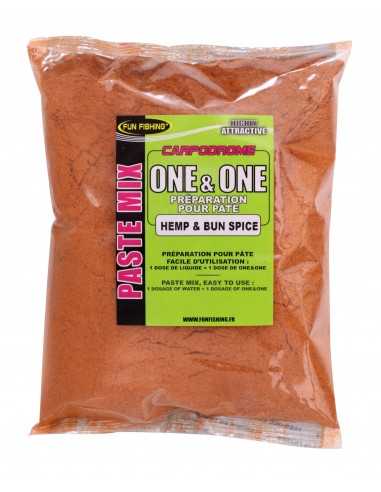 FUN FISHING PÂTE ONE & ONE HEMP & BUN SPICE 500GR FUN FISHING