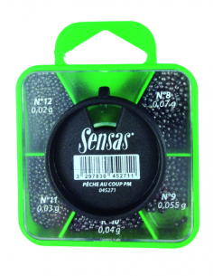 SENSAS BOITE PLOMBS PECHE AU COUP (PM) SENSAS