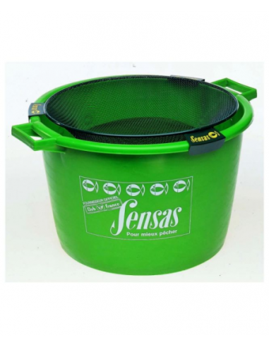 sensas-bassine-sensas-40l-verte