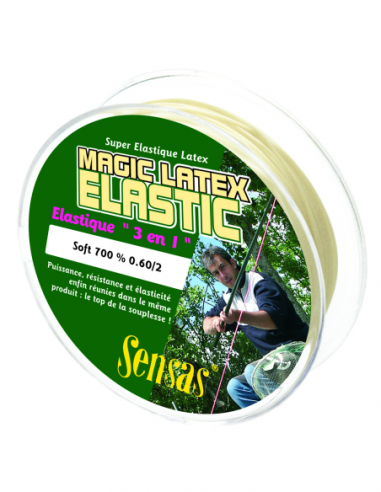 SENSAS ÉLASTIQUE MAGIC LATEX ELASTIC SOFT 700% SENSAS