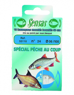 SENSAS HAMEÇONS MONTÉS SPECIAL PÊCHE COUP SENSAS