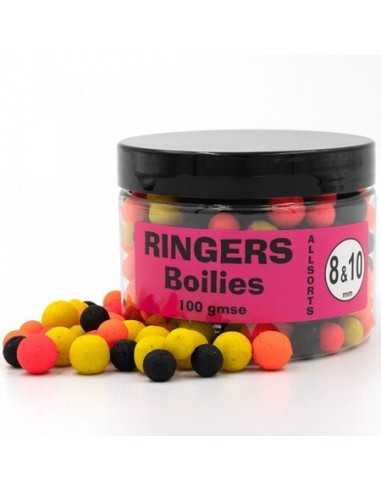 RINGERS BOILIES ALLSORTS 8 & 10MM 100GR