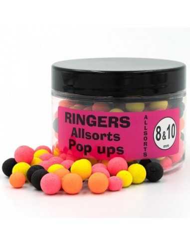 RINGERS POP UPS ALLSORTS 8 & 10MM 100GR