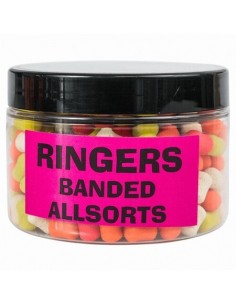RINGERS BANDED MELANGE ALLSORTS 6MM 100GR