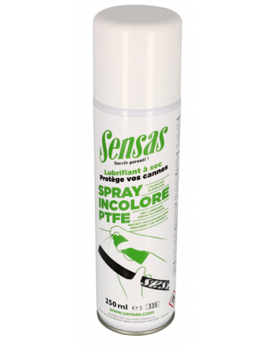 SENSAS SPRAY PTFE INCOLORE 250ML SENSAS