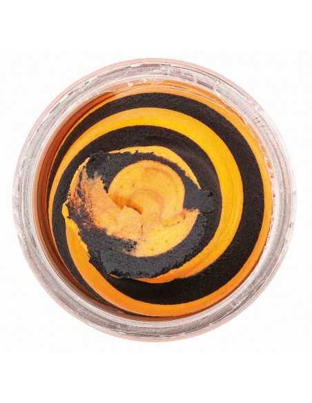 BERKLEY TROUT BAIT PASTA SWIRL - DIZZY DUCK ORANJE / ZWART