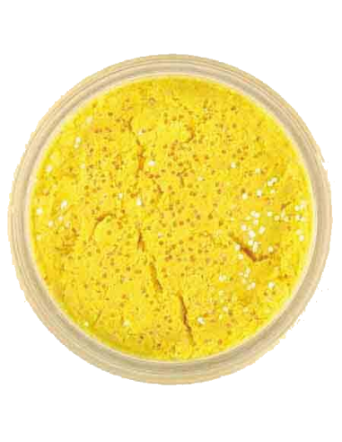 BERKLEY GLITTER TROUT BAIT PASTA - YELLOW / GEEL