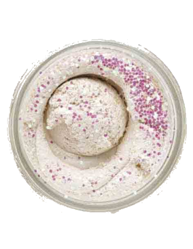 BERKLEY POWERBAIT GLITTER TROUT BAIT PASTA WHITE BERKLEY