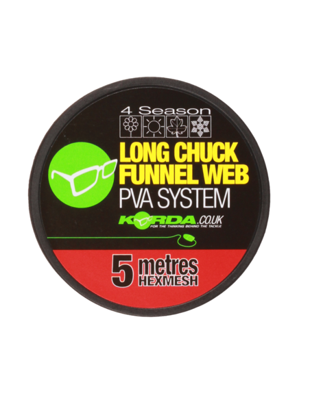 KORDA PVA LONG CHUCK FUNNEL WEB HEXMESH REFILL KORDA