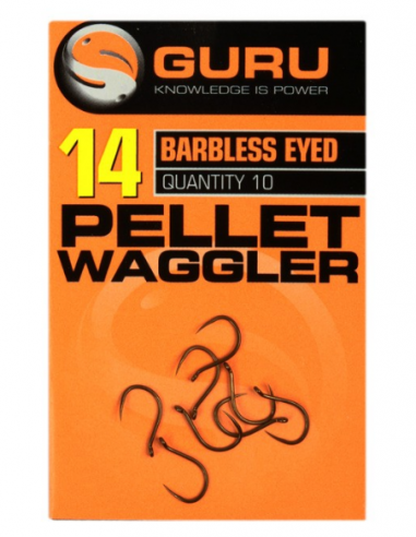 GURU HAMEÇON PELLET WAGGLER HOOK BARBLESS/EYED