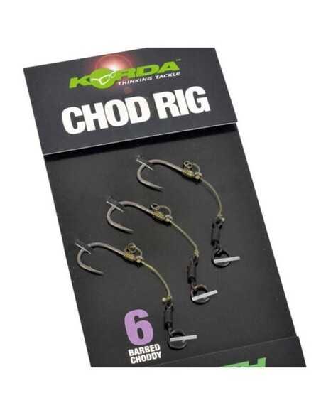 KORDA LIGNE CHOD RIG LONG 7.5CM - BARBED