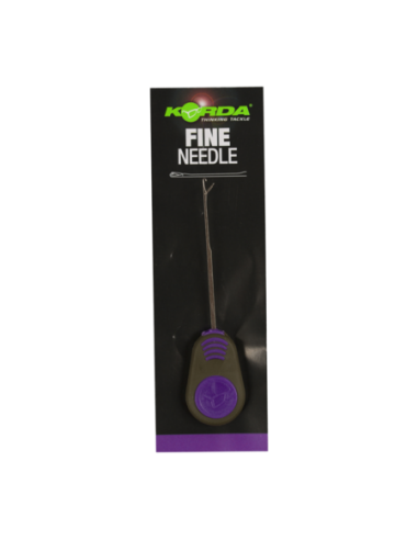 KORDA AIGUILLE FINE LATCH NEEDLE 7CM PURPLE / VIOLET