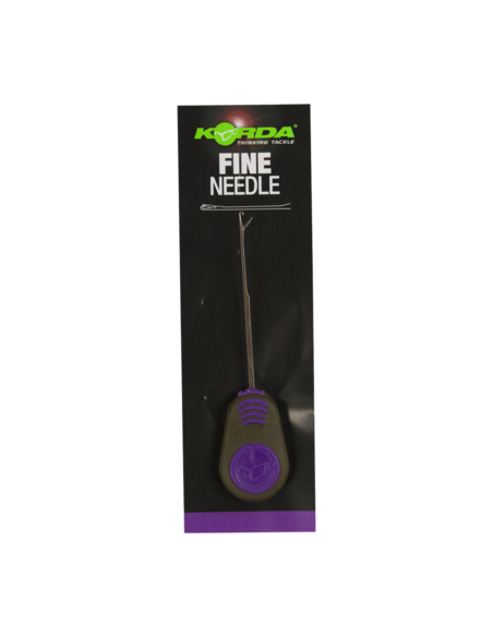 KORDA NAALD FINE LATCH NEEDLE 7CM PURPLE / PAARS
