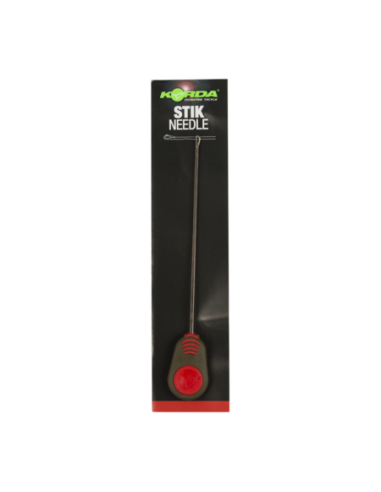 KORDA AIGUILLE HEAVY LATCH STIK NEEDLE 12CM RED / ROUGE
