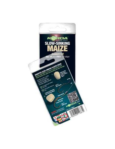 KORDA FAKE FOOD SLOW SINKING MAIZE BANOFFEE WHITE / WIT