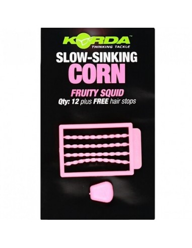 KORDA FAKE FOOD SLOW SINKING CORN FRUITY SQUID PINK / ROSE