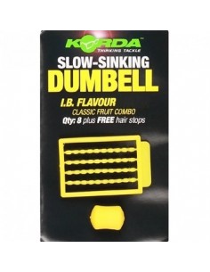 KORDA FAKE FOOD SLOW SINKING DUMBELL IB YELLOW KORDA