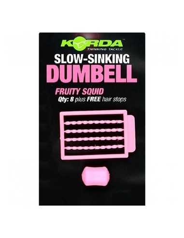 KORDA FAKE FOOD SLOW SINKING DUMBELL FRUITY SQUID PINK / ROSE