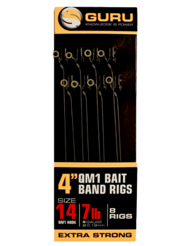 Guru Bait Bands QM1 Ready Rig 15" 38cm